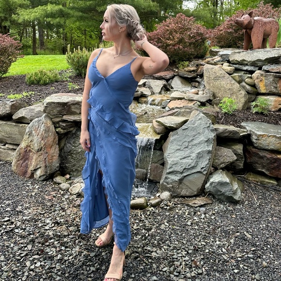 Abercrombie ruffled maxi dress - Picture 4 of 4